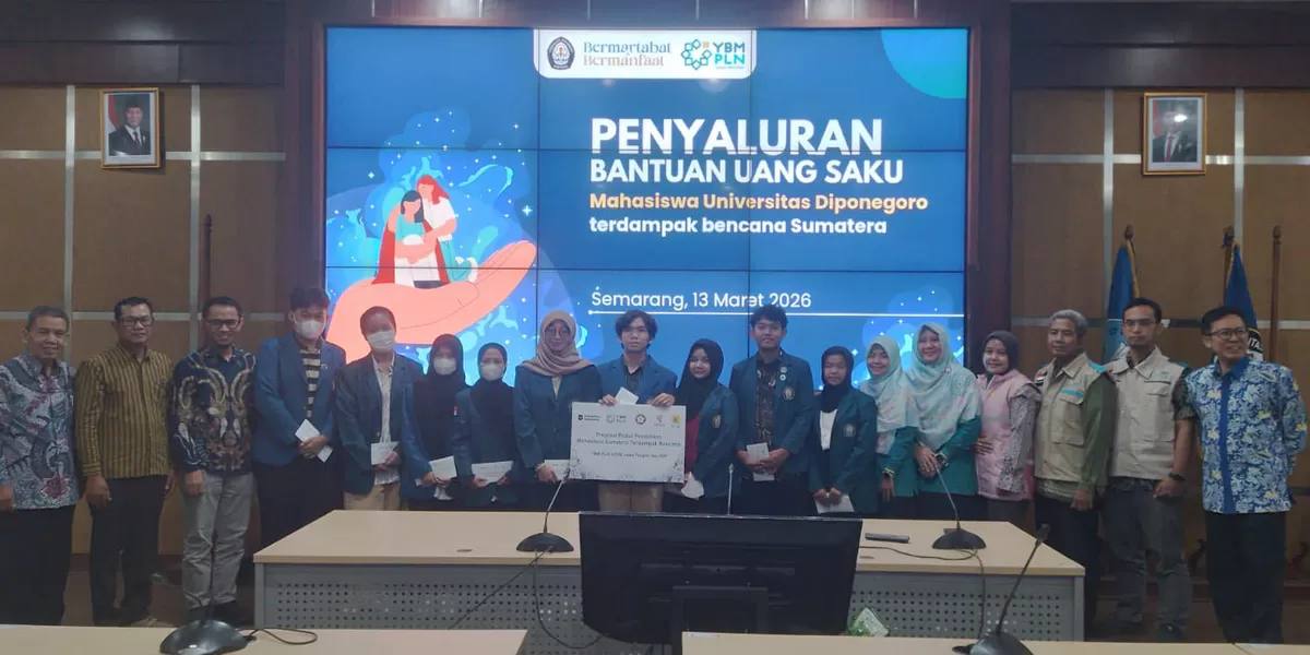 Mahasiswa Undip Banjir Aceh Didukung Beasiswa YBM PLN